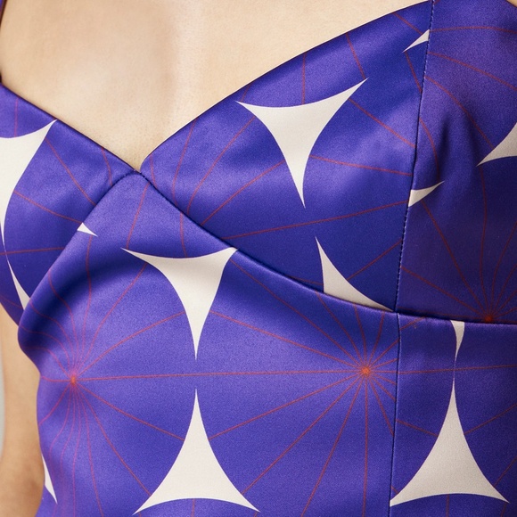 New Christopher John Rogers X J.Crew Size 2 Bustier Top Dot Duchesse Satin $198 - Picture 4 of 7